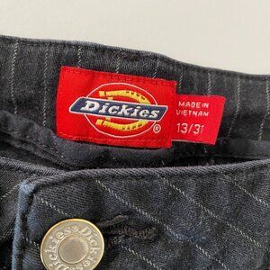 Women's black pin striped Dickies